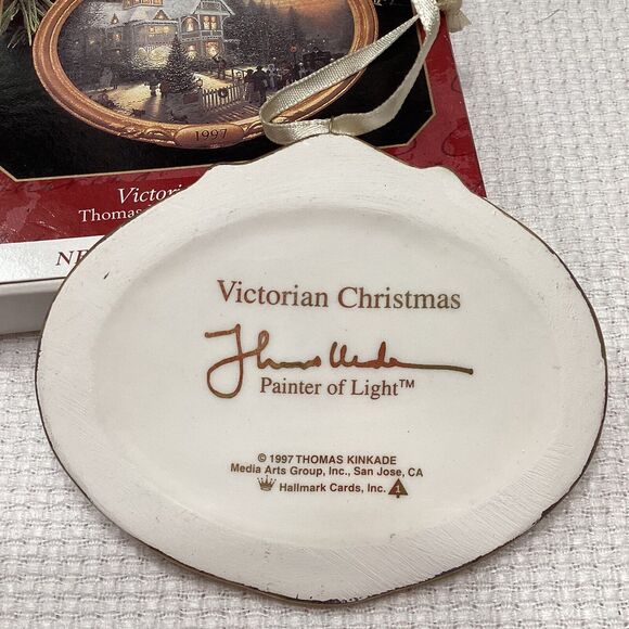 Hallmark Thomas Kinkade Christmas Ornament Collection Four Boxed Decorations - Picture 4 of 16